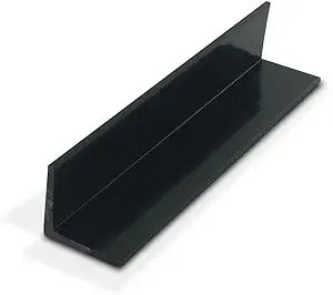 Outwater Plastics Black 1-1/2 Inch X 1-1/2 Inch X 1/8 Inch Thick Rigid Plastic Extruded 90 Degree Angle 48 Inch Lengths (Pack of 3)