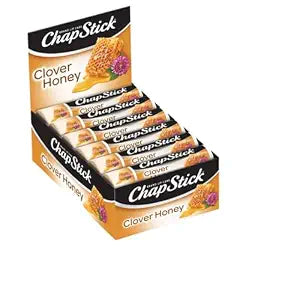 ChapStick Lip Moisturizer, Clover Honey, 12-Pack Limited Edition Bulk Lip Balm, Sweet & Aromatic, 0.15 Oz Ea