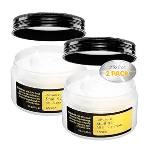 COSRX Snail Mucin 92% Face Moisturizer 2 Pack (3.52 fl.oz Each)