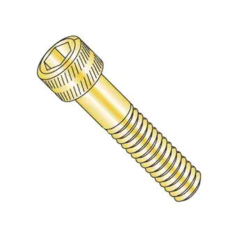 MS16997-24/6-32 x 1 Mil-Spec Socket Head Cap Screws/Steel/Cad Yellow (Carton: 100 pcs)