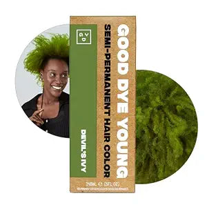 Good Dye Young Semi-Permanent Green Hair Dye, 5 FL OZ, Devil's Ivy