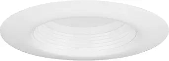Progress Lighting Intrinsic Recessed LED 8w Baffle Trim for 5/6 inch Housings with 770 lumens, Color Temperature Selectable, White