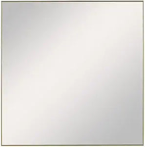 Uttermost Alexo Brushed Gold 28" Square Wall Mirror