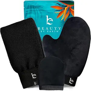 Self Tanning Mitt Applicator Set ��� 3-in-1 Velvet Mitts