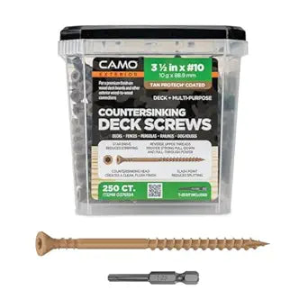 CAMO 3-1/2" X #10 - COUNTERSINKING Deck Screw 250 Count