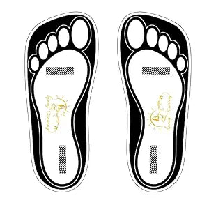 120 Pairs(240 Feets) Disposable Black Tanning Feet Pads Sunless Airbrush Spray Tent Protect Foot Shaped Spray Tan Sandals