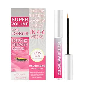 Eyelash Growth Serum ��� Lash Serum for Eyelash Growth with Plant Extracts for Longer Thicker Fuller Lashes Nourishing Formula to Enhance Natural Beauty Hypoallergenic Oil Free lash growth