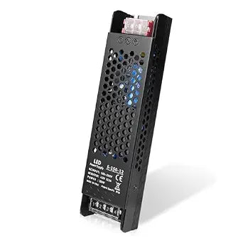 12V 150W LED Power Supply, 12V 12.5A Slim LED Driver, AC 100-250V to DC 12V Constant Voltage Switching Power Supply Transformer for LED Strip Lights, Cabinet Lights, Signage and Display Lighting