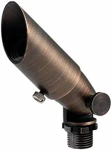 Kichler 15483CBR Transitional One Light Landscape Accent from Cast Brass Collection in Brass Finish, 5.00 inches