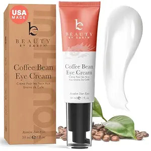 Caffeine Eye Cream for Puffiness & Bags Under Eyes - USA Made