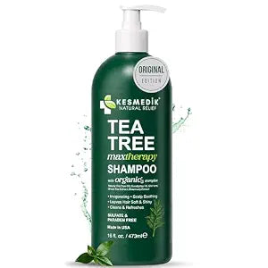 KESMEDIK Tea Tree Shampoo MaxTherapy, Sulfate-Free, 16floz