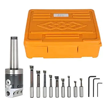 waltyotur 2 Inch Boring Head MT3 Bar Tool Set for Milling Forming and Drilling Machines