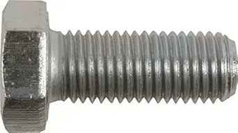 Newport Fasteners M12-1.75 x 30mm Hex Cap Screws, Steel Metric Class 10.9, Zinc Plated (50 pcs) - Coarse Thread Metric, Fully Threaded