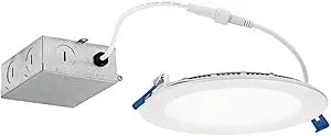 Kichler Direct-to-Ceiling 6 inch Round Slim 30K LED Downlight in White