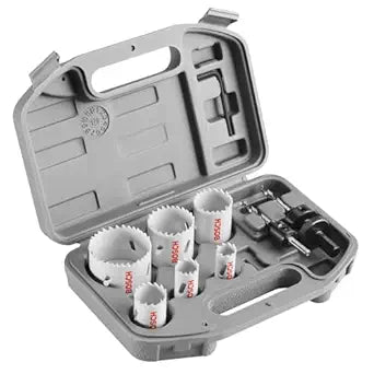 Bosch HSBIM9 9 pc. General-Purpose Bi-Metal Hole Saw Kit