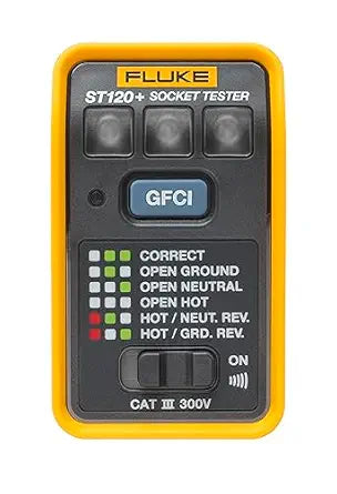 Fluke ST120+ GFCI Socket Tester with Audible Beeper