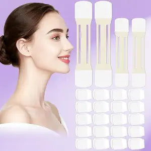 Neck Lift Tape Invisible,40 PCS+4 Strips,Neck Tape Lifting Invisible