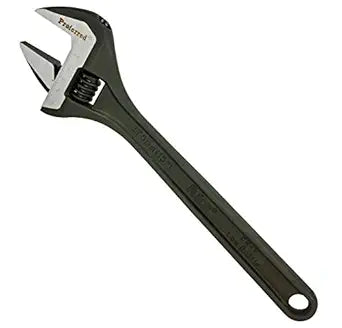 T05046 Standard Adjustable Wrench, Phosphate Finish, 15"