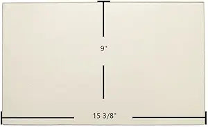 Enviro EF3 Ceramic Front Glass Panel Γ OEM Replacement (15 3/8" x 9") | Part #50-1062