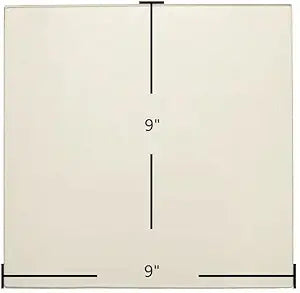 England's Stove Works 25-PDVC, 24-ACD/FC, 50-SHW24/16, 50-TRW24/16, 55-SHP10, 55-TRP10 Ceramic Glass Panel (9" x 9") | AC-G9 OEM High-Temp Replacement
