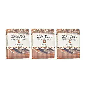 Zum Goat's Milk Soap Bar - Amber, 3 oz (3 Pack)