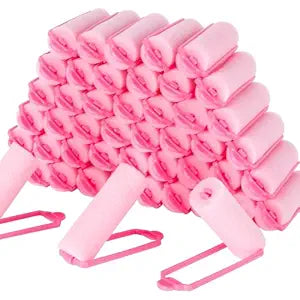 MAQIHAN 40PCS Foam Hair Rollers - 0.98 Inch Sponge Rollers for Hair Curling