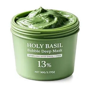 Holy Basil Bubble Deep Mask – Clay Mask for Pore Cleansing & Blackhead Care
