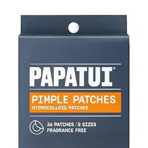 PAPATUI by Dwayne Johnson Pimple Patches for Men Hydrocolloid 36 Ct