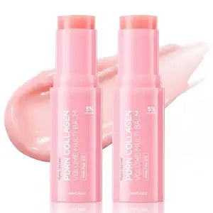 PDRN Pink Collagen Volume Multi Balm Stick 2-Pack ��� Volufiline & NAD+ Plumping Balm for Under-Eyes, Neck, Smile Lines, Forehead & Lips ��� Hydrating Moisturizer for Fine Lines, Wrinkles & Firming Care