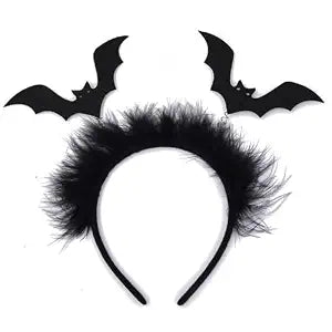 Halloween Bat Headband Black Bat Wings Hair Bands Cute Bats Headpiece Hair Accessories for Women Festive Halloween Party Supplies