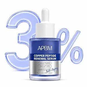 APBM Copper Peptide Serum for Face | GHK-Cu + 3% Matrixyl 3000 | 1.01 Fl Oz