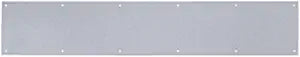 TELL Manufacturing DT100058 Satin Stainless Steel Kickplate, 6" x 34"
