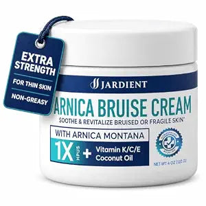 Arnica Bruise Cream for Thin Skin with Vitamin K, Extra Strength 4 Fl Oz