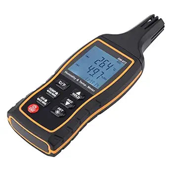 Temperature/Humidity Detector, SW-572 LCD Thermometer Handheld Digital Temperature Detector Hygrometer Humidity Monitor