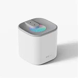 humidifier 3L Large Capacity Electric Aroma Diffuser Air Humidifier Ultrasonic Cool Double Nozzle Mist Maker LED Essential Oil Diffuse Home Black (Color : White)