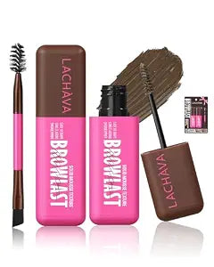 2 Pack Tinted Brow Gel, Waterproof Eyebrow Mascara for Sparse Brows