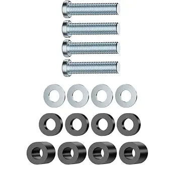 Mount-It! M8 TV Mounting Hardware Kit Includes M8 x 35mm Screws, 5mm & 15mm Spacers, Washers TV Screw Set for Wall Mount Installation, Compatible with Samsung, LG, Sony, Vizio & More