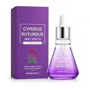 Cyperus Rotundus Oil for Hair Growth Inhibitor - 100% Natural Saad Oil Serum for Body & Face, Effectively Reduces Unwanted Hair Regrowth After Waxing or Shaving, Moisturizes & Shrinks Pores, 30ml