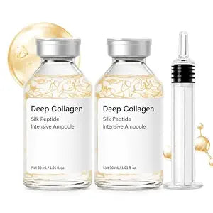 Korean Silk Peptide Deep Collagen Silk Ampoule Kst Labs Lifting Ampoule, Korean Silk Collagen Ampoule