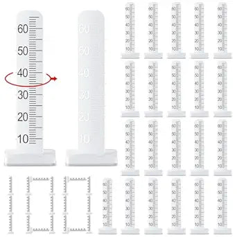 CroBlissful 100 Pcs Self Leveling Pins 2.36 Inches (60 Mm) Level Stick Pegs for Tile Stone Ceramic and Floor Concrete Tools