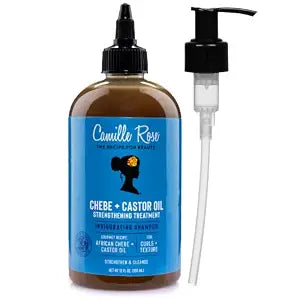 Camille Rose Black Castor Oil & Chebe Cleanse Shampoo, 12 Fl Oz