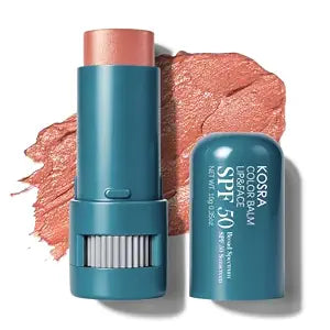 KYDA Color Balm, SPF 50 Sunscreen Blush Stick for Face & Lips, BLUSH