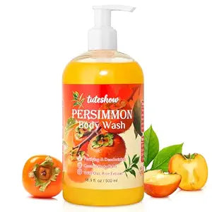 Persimmon Body Wash for Body Odor Control, Tea Tree Remedy Persimmon Soap