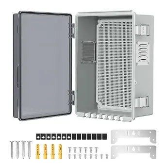 Joinfworld Outdoor Waterproof Electrical Junction Box 11.8x6.7x5.6