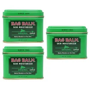 Bag Balm Vermont's Original for Dry Chapped Skin Conditions - Hand & Body (4 Ounce (Pack of 3))