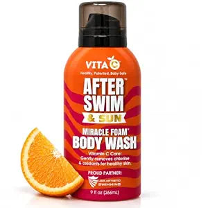Vita C® After Swim Body Wash - Chlorine Neutralizing Bath Foam for Swimmers