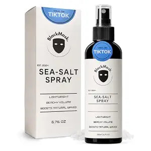 BlackMask Sea Salt Spray for Men, Beach Waves Texturizing Spray, 6.76 Fl Oz