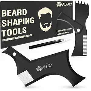 Beard Shaper Kit - Premium Lineup and Guide Tool for Precise Beard Shaping & Styling