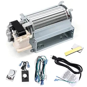 Replacement Fireplace Fan Blower Kit for Heatilator Fireplaces, GFK21, GFK21A, GFK21B and Security UZY3, Rotom HB-RB21K, R7-RB21K, Novus 30 Replacement Blower Kit