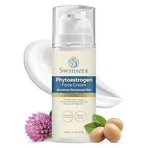 Phyto Estrogen Face Cream for Women, Natural Moisturizer with Wild Yam